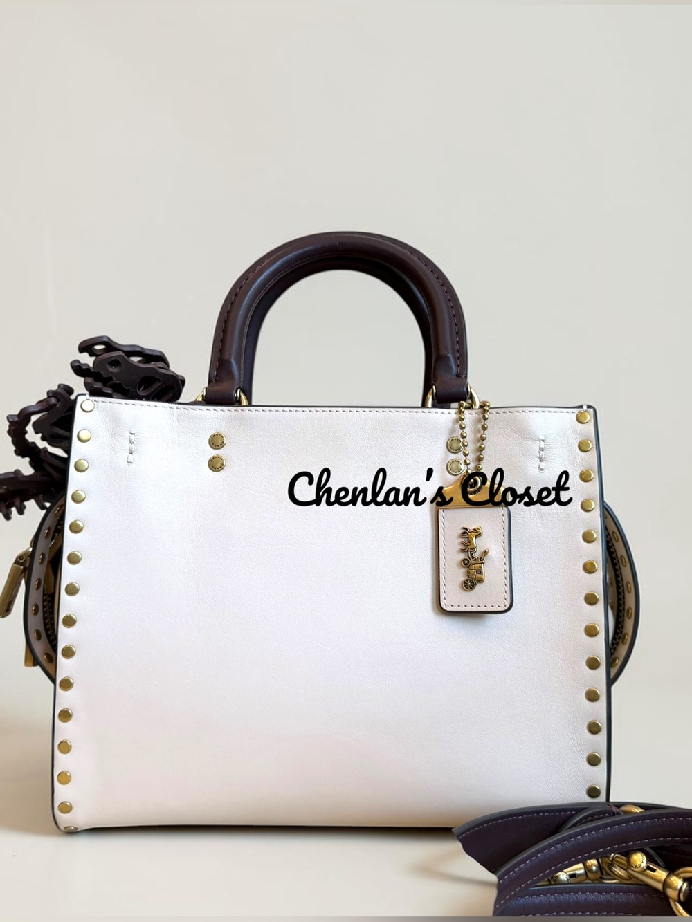 Coach Rogue 25 Studded and Dinosaur Charm Set - Picture 6 of 15